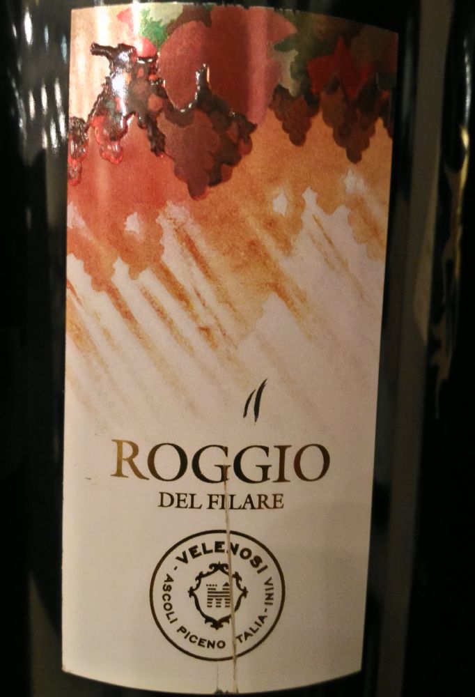 Velenosi S.r.l. Roggio del Filare Rosso Piceno DOC 2013, Основная, #6883