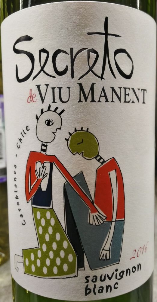 Viu Manent y Cia Ltda Secreto de Viu Manent Sauvignon Blanc 2016, Основная, #6900