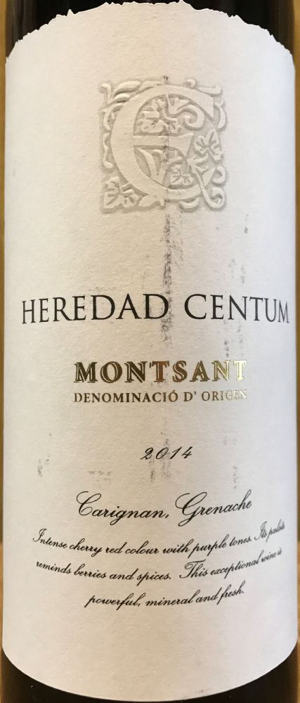 Bodegas Altza S.L. Heredad Centum Grenache Carignan DO Montsant 2014, Основная, #6922