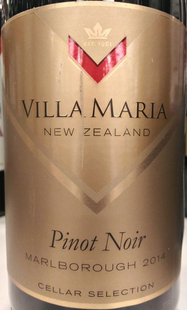 Villa Maria Estate Cellar Selection Pinot Noir Marlborough 2014, Основная, #6932