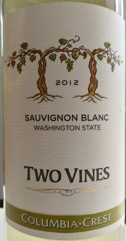 Columbia Crest Winery Two Vines Sauvignon Blanc AVA Columbia Valley 2012, Основная, #6991
