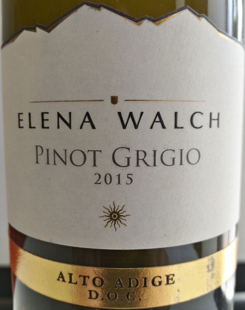 Elena Walch S.r.l. Pinot Grigio Alto Adige DOC 2015, Основная, #7016