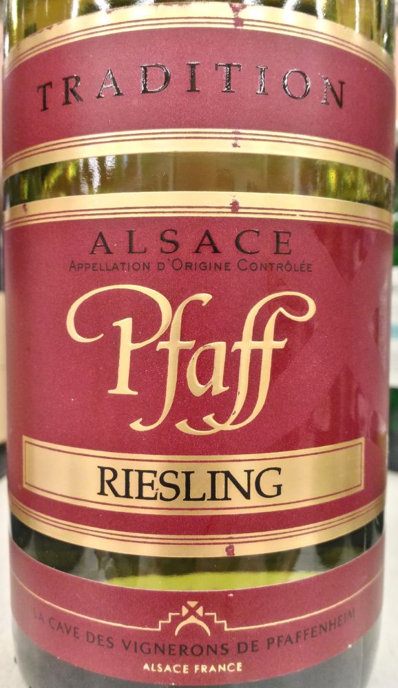 La Cave des Vignerons de Pfaffenheim Tradition Pfaff Riesling Alsace AOC/AOP 2016, Основная, #7031