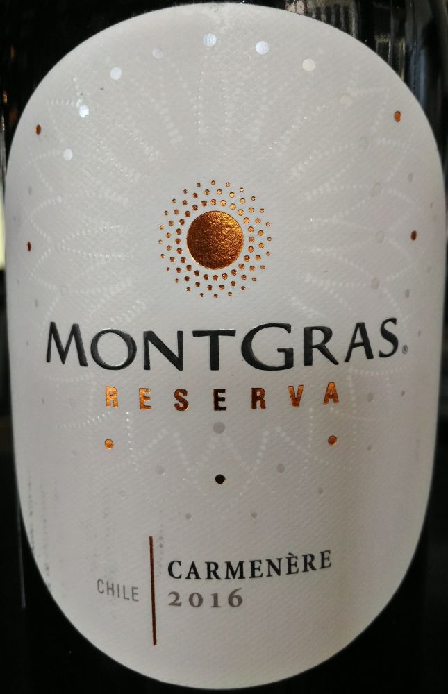 Viña MontGras S.A. Reserva Carménère 2016, Основная, #7091