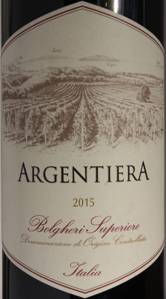 Argentiera S.R.L. Argentiera Bolgheri Superiore DOC 2015, Основная, #7102