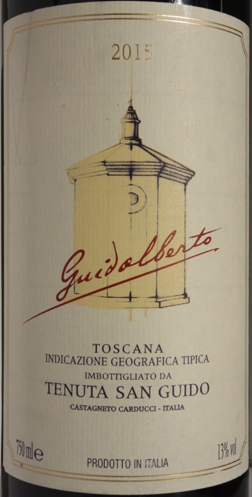 Tenuta San Guido Citai S.p.a. Guidalberto Toscana IGT 2015, Основная, #7105