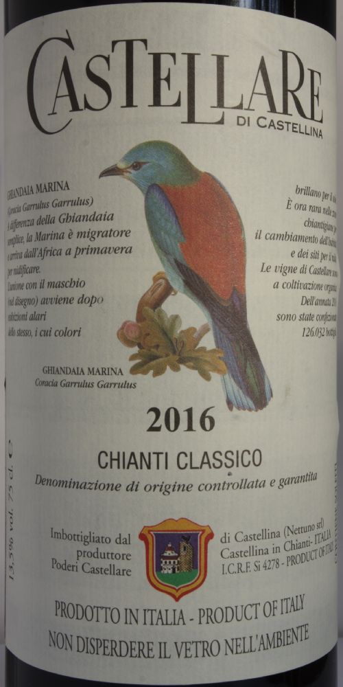 Nettuno S.r.l. Castellare di Castellina Chianti Classico DOCG 2016, Основная, #7117