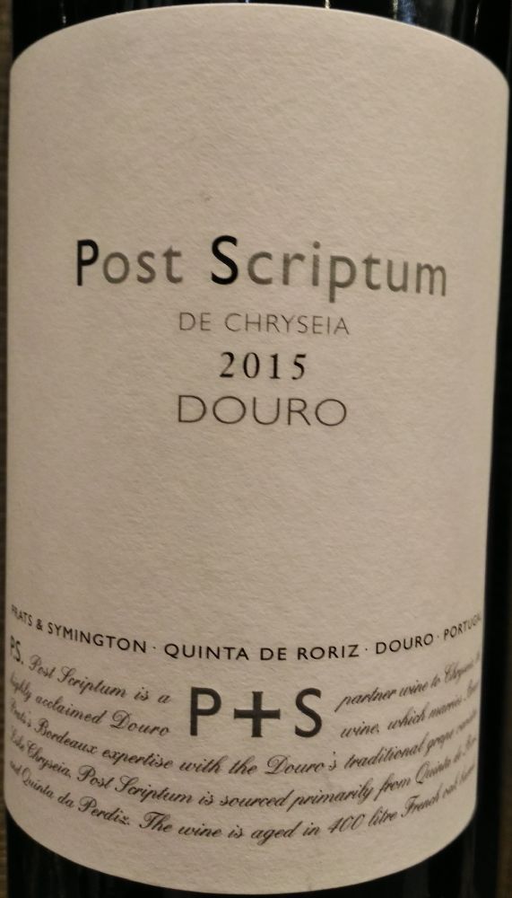 Prats & Symington Lda Post Scriptum de Chryseia DOP Douro 2015, Основная, #7148