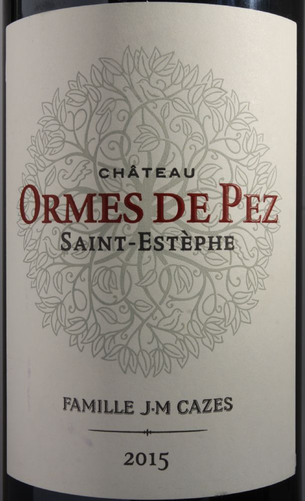 J.M. Cazes SAS Château Ormes de Pez Saint-Estèphe AOC/AOP 2015, Основная, #7191