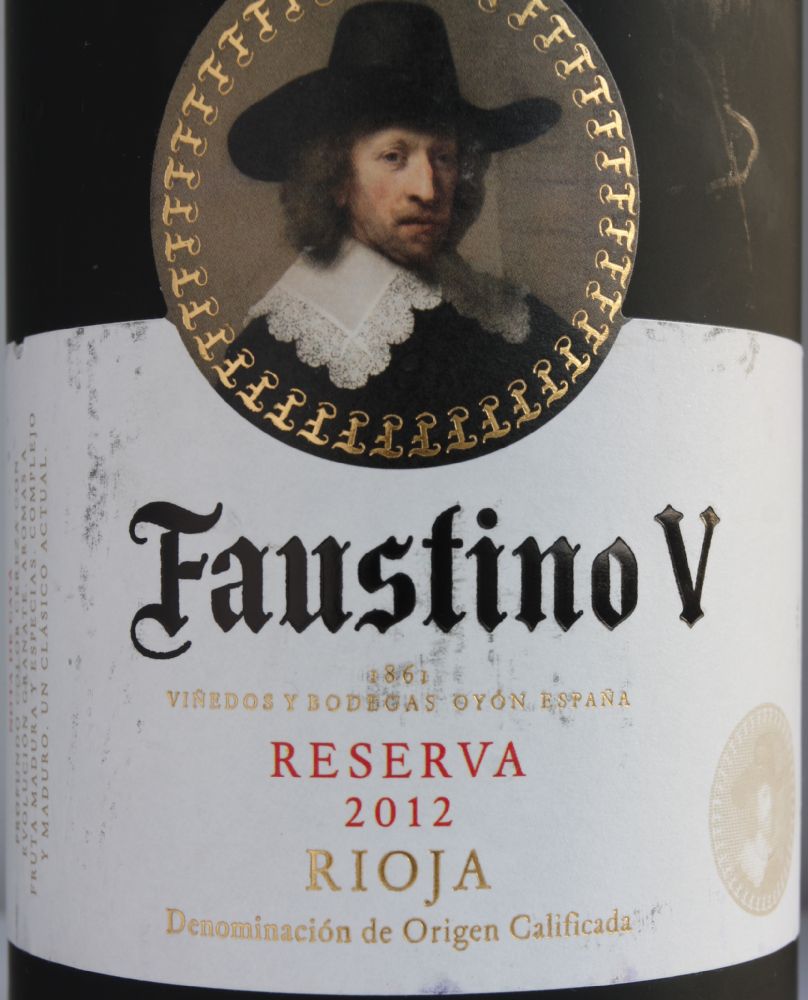 Bodegas Faustino S.L. Faustino V Reserva DOCa Rioja 2012, Основная, #7306