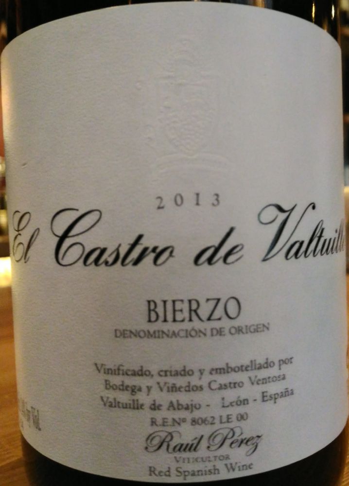 Bodegas y Viñedos Castro Ventosa S.L. El Castro de Valtuille DO Bierzo 2013, Основная, #7331