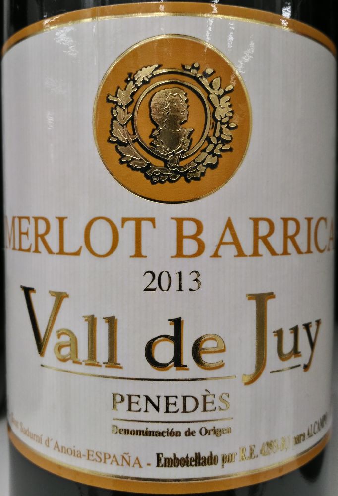 Covides S.c.c.l. Vall de Juy Barrica Merlot DO Penedés 2013, Основная, #7348