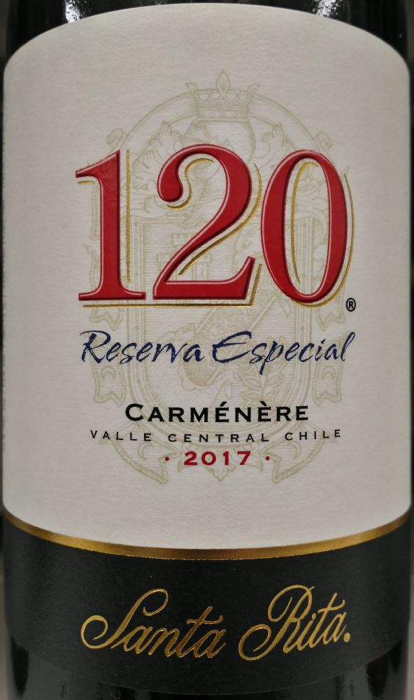 Viña Santa Rita S.A. 120 Reserva Especial Carménère 2017, Основная, #7358