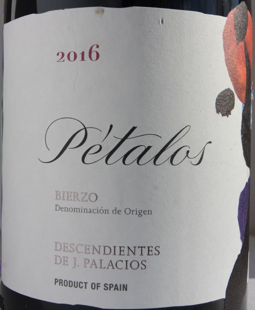 Descendientes de J. Palacios PÉTALOS DO Bierzo 2016, Основная, #7530