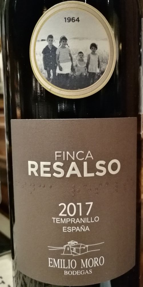 Bodegas Emilio Moro S.L. Finca Resalso DO Ribera del Duero 2017, Основная, #7549