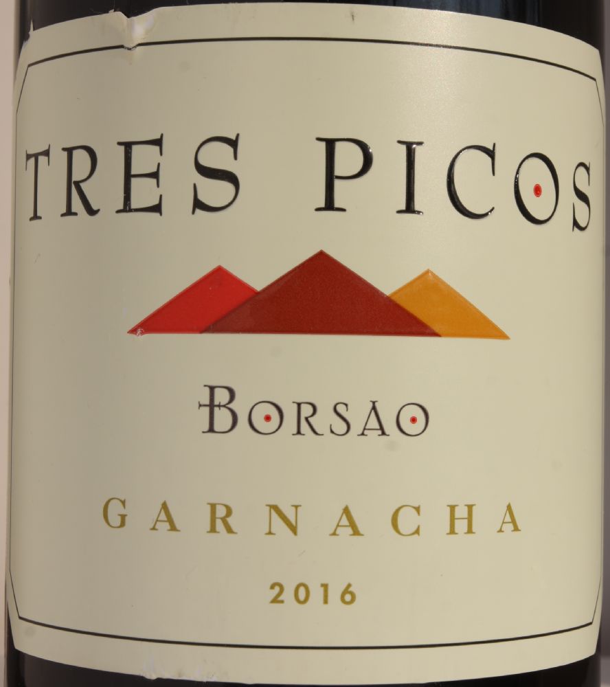 Bodegas Borsao S.A. Tres Picos Garnacha DO Campo de Borja 2016, Основная, #7562