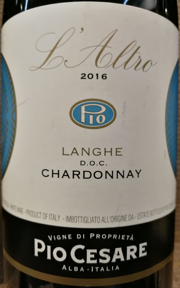 Pio Cesare S.r.l. L'Altro Chardonnay Langhe DOC 2012, Основная, #7587