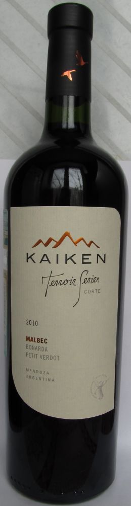 Kaiken S.A. Terroir Series Corte Malbec Bonarda Petit Verdot 2010, Лицевая, #766