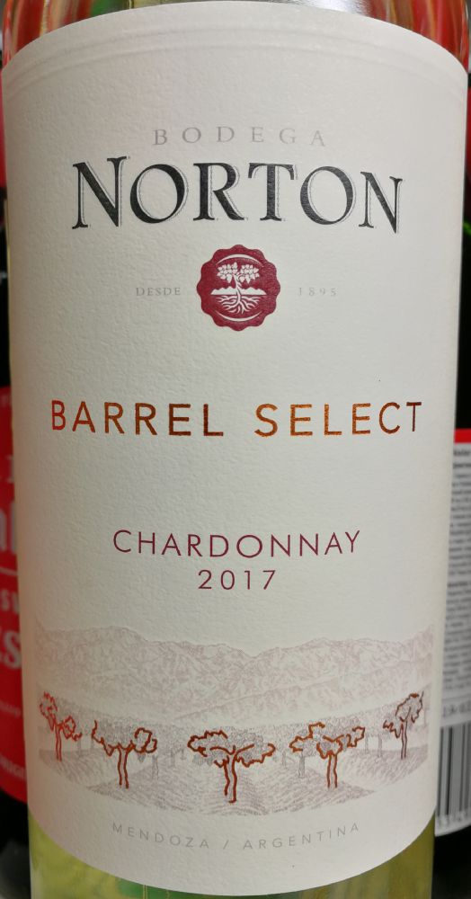 Bodega Norton S.A. Barrel Select Chardonnay 2017, Основная, #7766