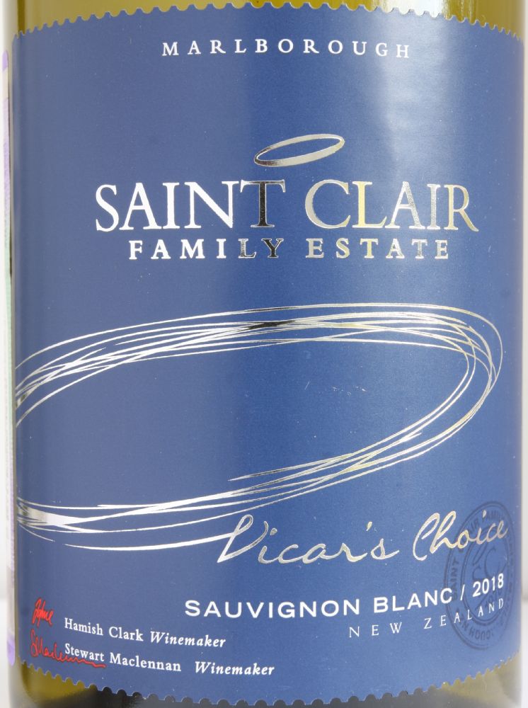Saint Clair Family Estate Vicar’s Choice Sauvignon Blanc Marlborough 2018, Основная, #7839