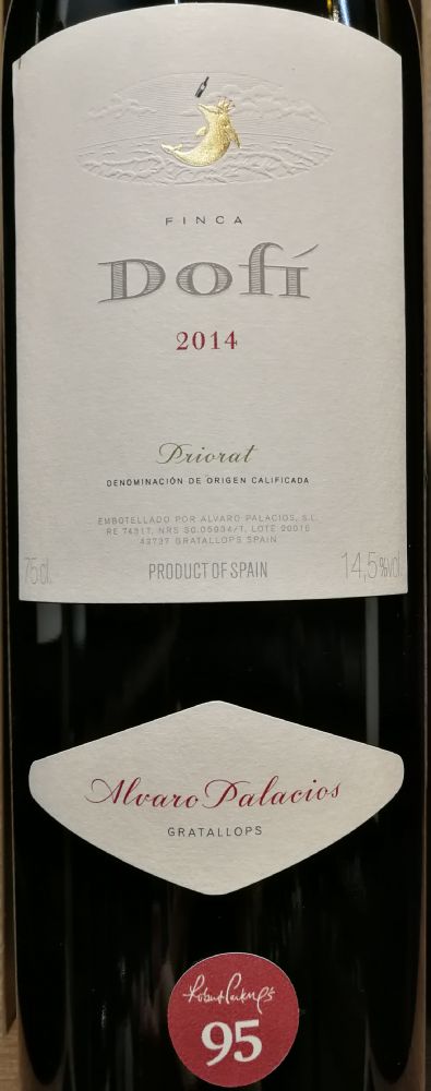 Álvaro Palacios S.L. Finca Dofí DOCa Priorat 2014, Основная, #7843