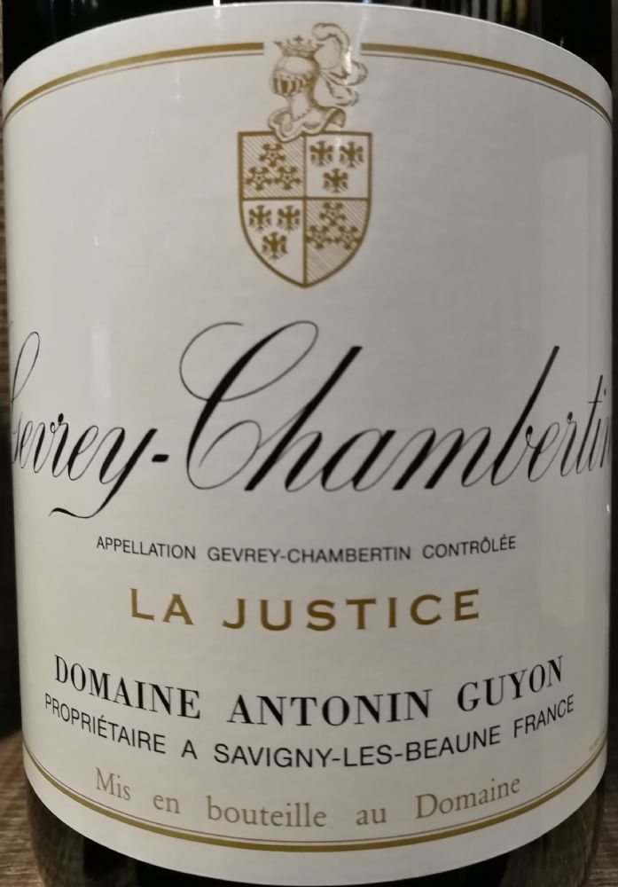 SC Domaine Antonin Guyon La Justice Gevrey-Chambertin AOC/AOP 2017, Основная, #7854