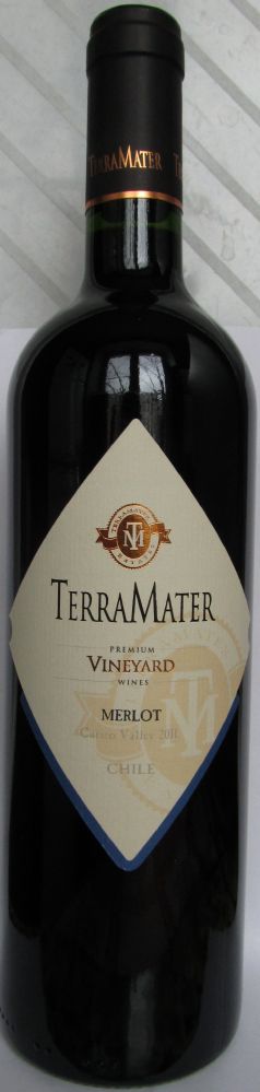 TerraMater S.A. Vineyard Merlot 2011, Лицевая, #793