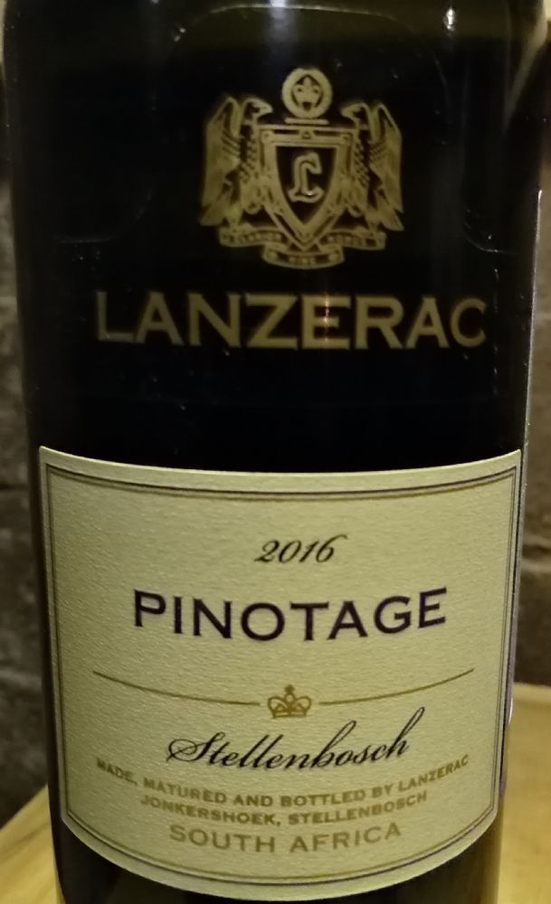 Lanzerac Wine Estate Pinotage 2016, Основная, #7947