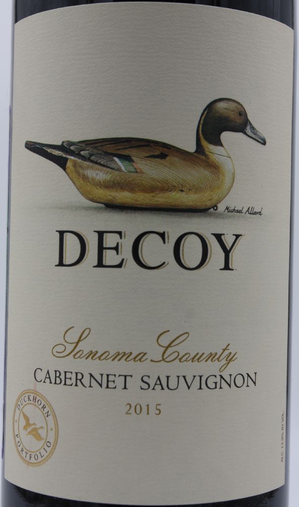 Duckhorn Wine Company Decoy Cabernet Sauvignon Sonoma County 2015, Основная, #7962