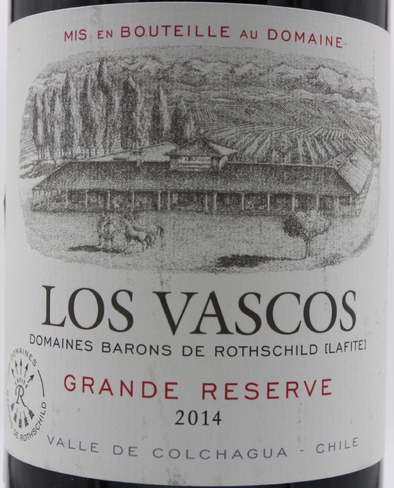Viña Los Vascos S.A. Los Vascos Domaines Barons de Rothschild (Lafite) Grande Reserve D.O. Colchagua Valley 2014, Основная, #8021