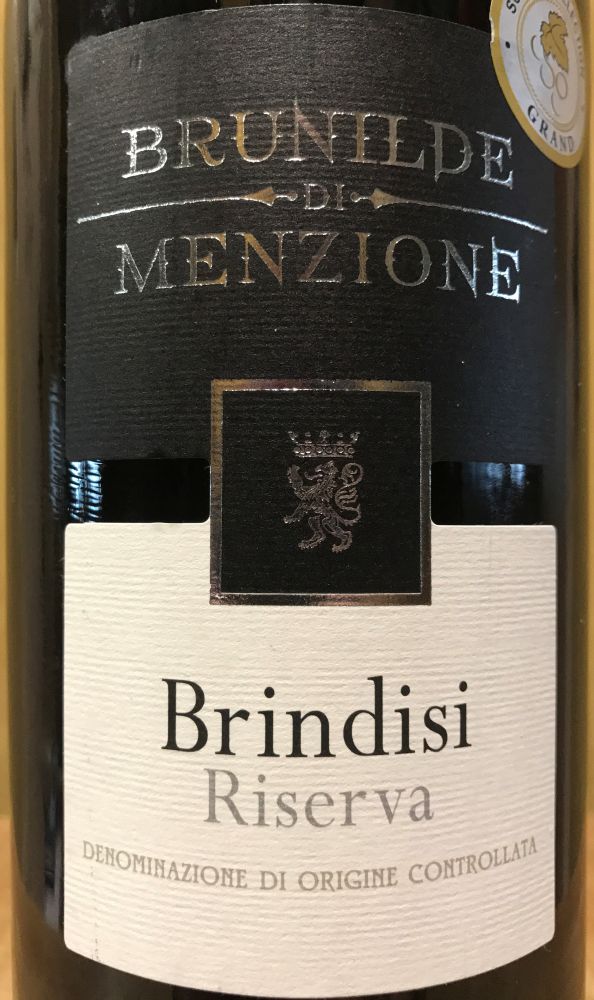 Cantine Di Ora Brunilde di Menzione Brindisi Riserva DOC 2016, Основная, #8073