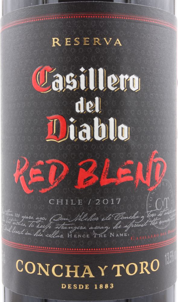 Viña Concha y Toro S.A. Casillero del Diablo Reserva Red Blend 2017, Основная, #8160
