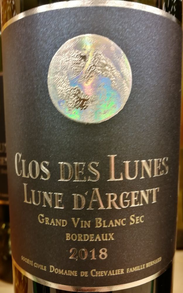 S.C. Domaine de Chevalier Clos des Lunes Lune d'Argent Bordeaux AOC/AOP 2018, Основная, #8175