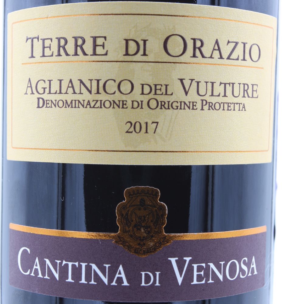 Cantina di Venosa S.c.a.r.l. Terre di Orazio Aglianico del Vulture DOC 2017, Основная, #8210