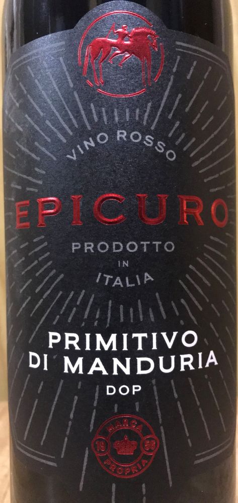 Femar Vini S.r.l. Epicuro Primitivo di Manduria DOC 2018, Основная, #8230