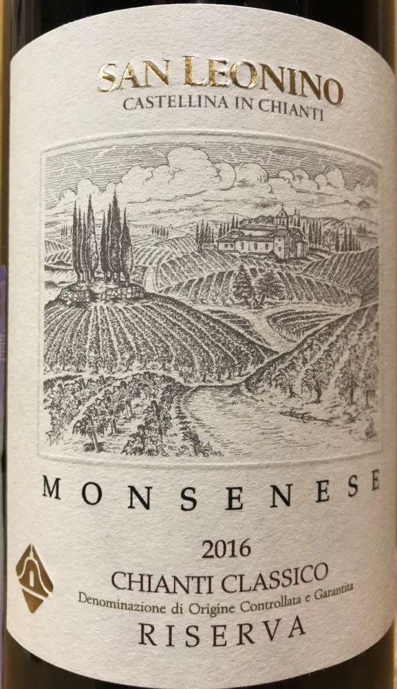 San Leonino Società Agricola a r.l. Monsenese Chianti Classico Riserva DOCG 2016, Основная, #8252