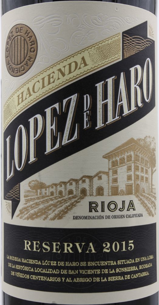 Bodega Classica S.L. Hacienda Lopez de Haro Reserva DOCa Rioja 2015, Основная, #8269