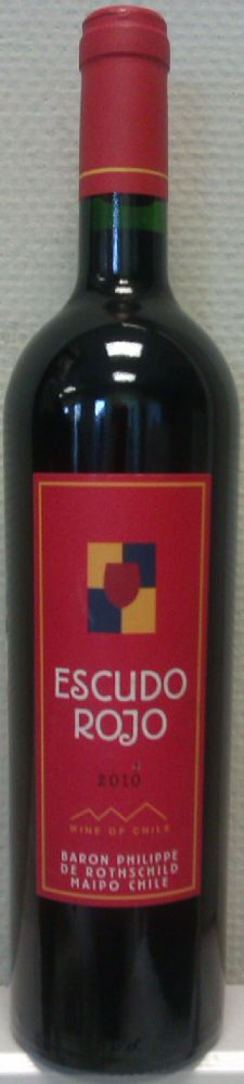 Baron Philippe de Rothschild Maipo Chile S.p.A. Escudo Rojo 2010, Лицевая, #827