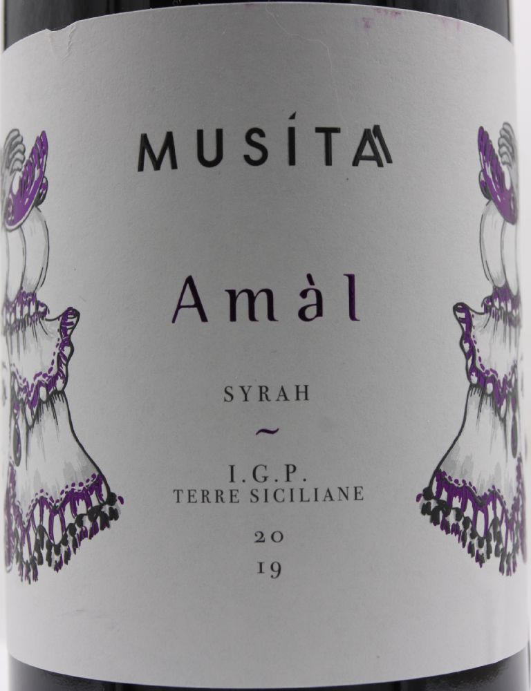 Musìta S.r.l. Amàl Syrah Terre Siciliane IGT 2019, Основная, #8272