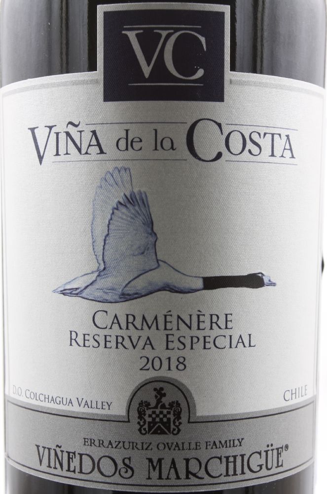 Viñedos Errazuriz Ovalle S.A. Viña de la Costa Reserva Especial Carménère D.O. Colchagua Valley 2018, Основная, #8464