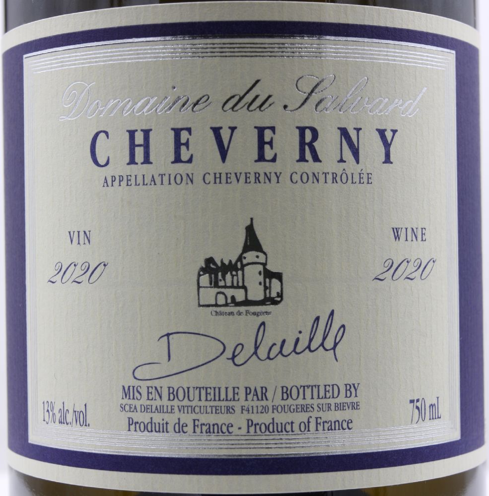 SCEA Delaille Viticulteur Domaine du Salvard Cheverny AOC/AOP 2020, Основная, #8506