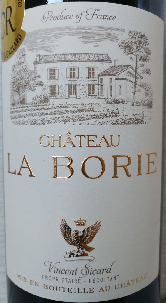 SCEA Domaine de La Borie Château La Borie Bordeaux AOC/AOP 2019, Основная, #8521