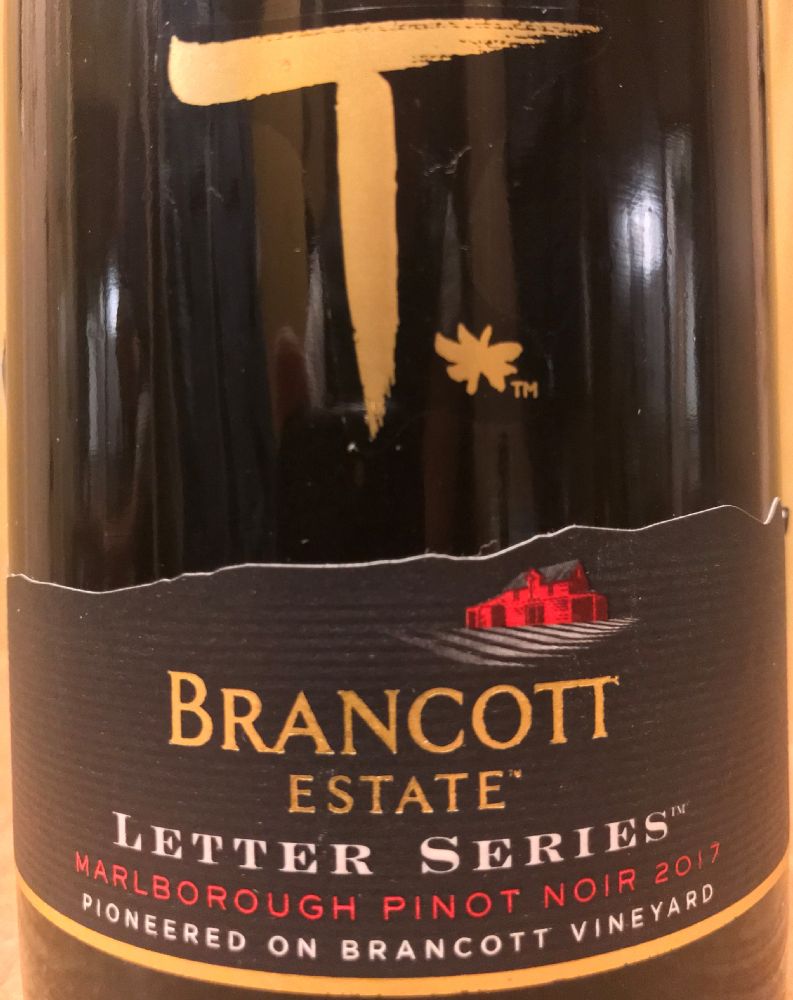 Brancott Estate Ltd Letter Series 'T' Pinot Noir Marlborough 2017, Основная, #8562