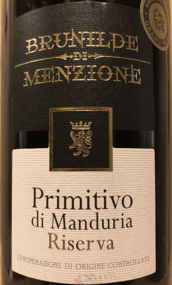 Cantine Di Ora Brunilde di Menzione Primitivo di Manduria Riserva DOC 2018, Основная, #8645