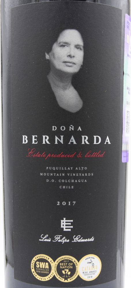 Viña Luis Felipe Edwards Doña Bernarda D.O. Colchagua Valley 2017, Основная, #8679