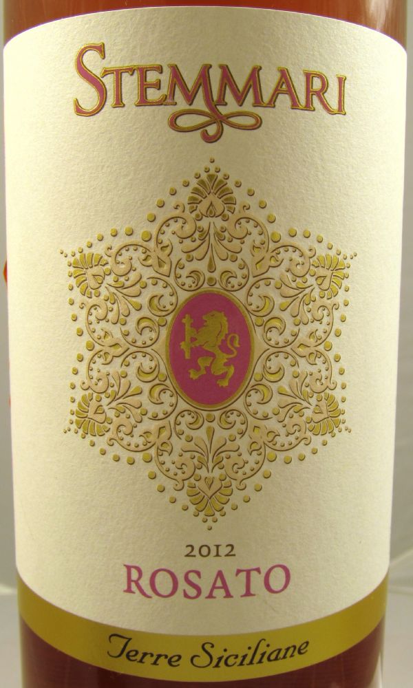 Nosio S.p.a. Stemmari ROSATO Terre Siciliane IGT 2012, Лицевая, #87