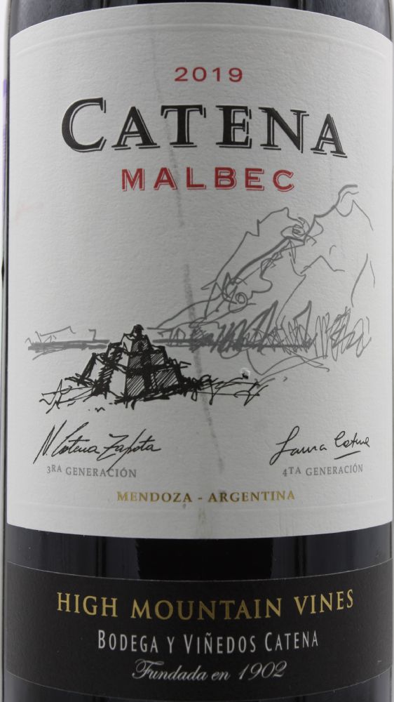 Bodegas Catena Zapata S.A. High Mountain Vines Malbec I.G. Mendoza 2019, Основная, #8702