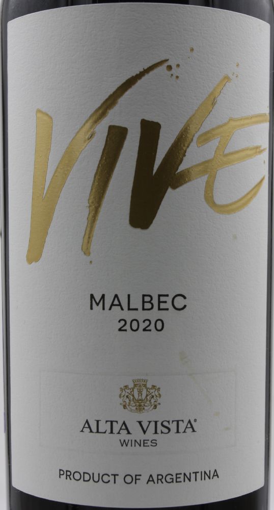 La Casa del Rey S.A. Alta Vista Vive Malbec 2020, Основная, #8706