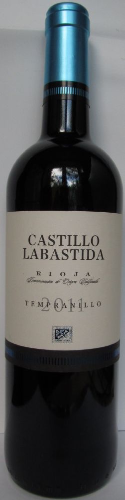 Bodegas y Viñedos Labastida Castillo Labastida Tempranillo DOCa Rioja 2011, Лицевая, #873