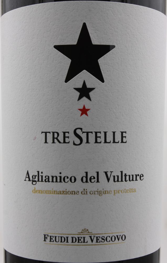 Vigneti del Vulture S.r.l. Tre Stelle Feudi del Vescovo Aglianico del Vulture DOC 2019, Основная, #8731